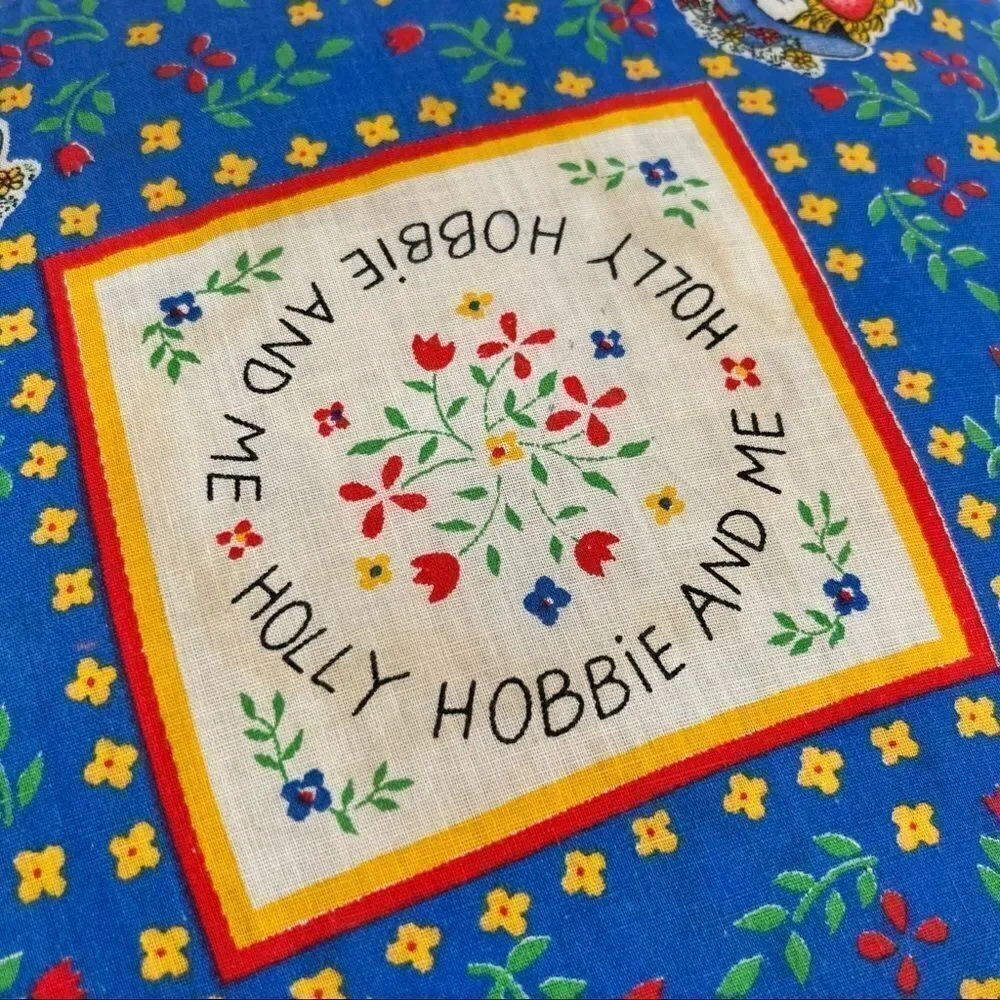Vintage Holly Hobbie and Me throw pillow‎ 80s VTG